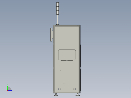 芯片封装双工位注压一体机step左视缩略图