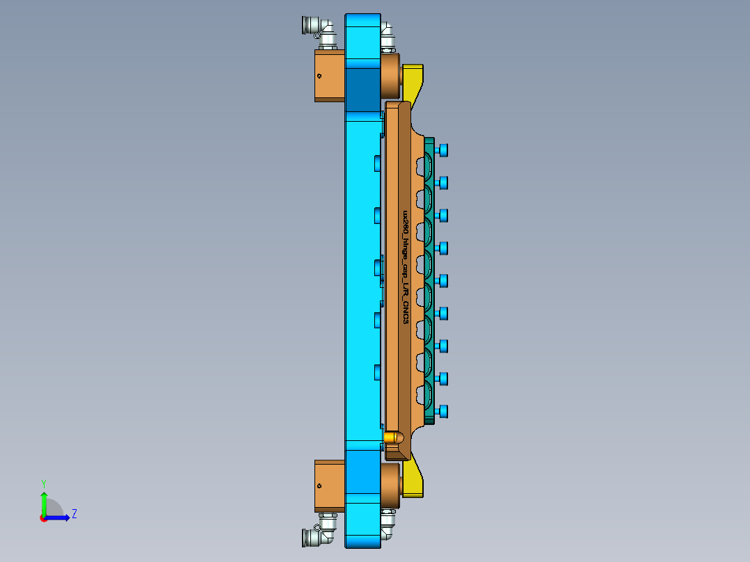 UX260 HINGE CAP L  CNC3-20200303左视图