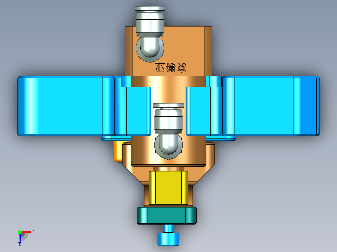 UX260 HINGE CAP L  CNC3-20200303俯视图