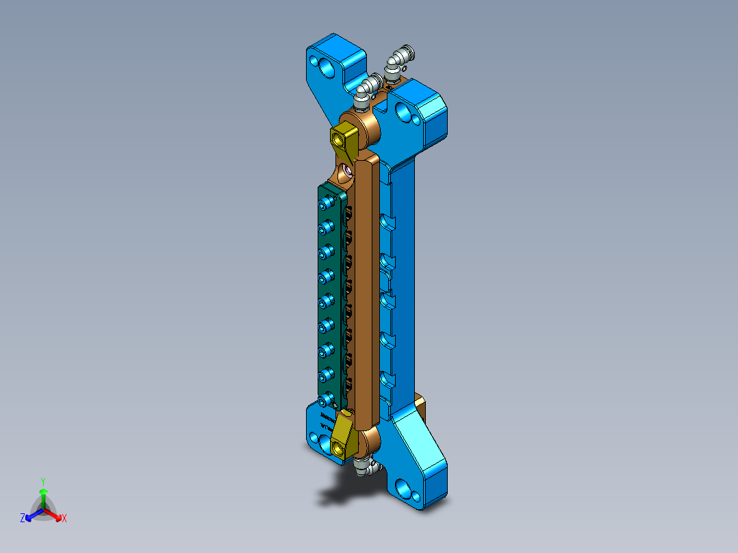 UX260 HINGE CAP L  CNC3-20200303正等轴测图