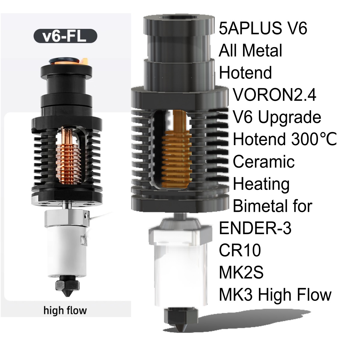 A0002490-5APLUS V6 全金属热端 VORON2.4 V6