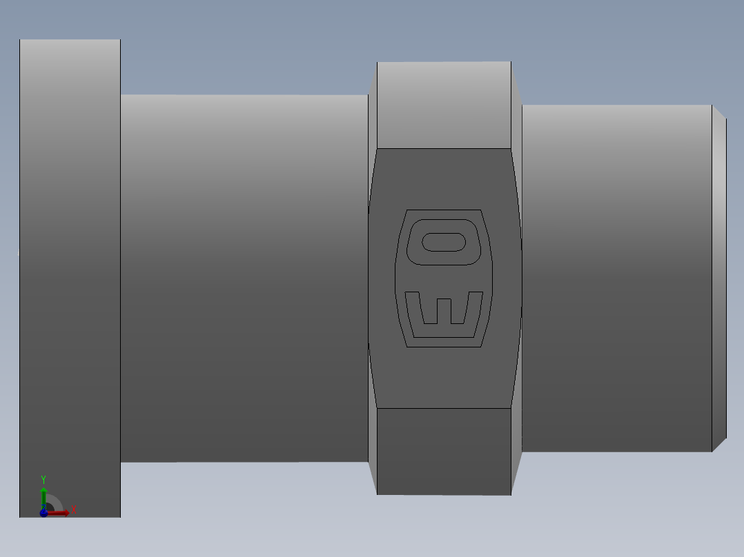 法兰接头、1DFS-30-12前视图