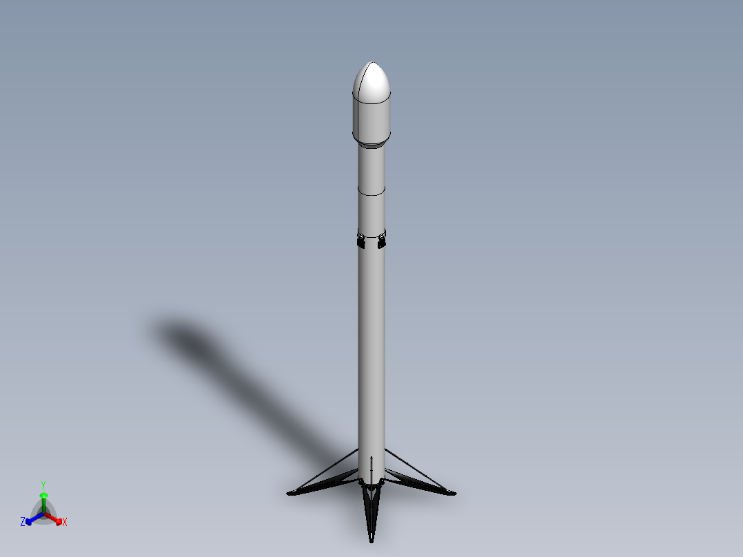 火箭(15)正等轴测图