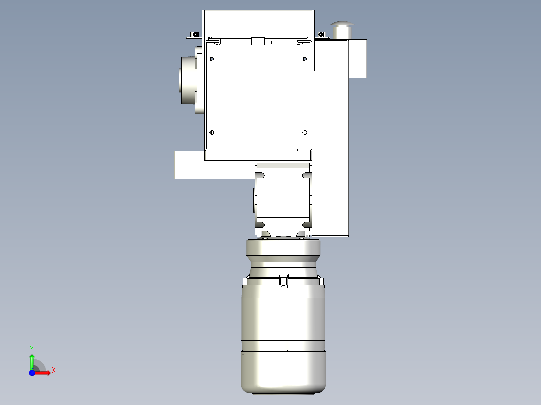 链板线1三维模型前视图