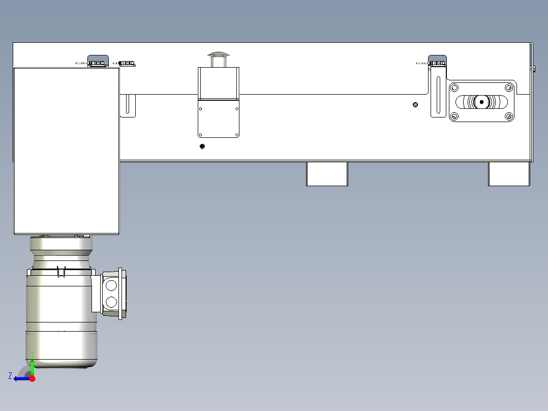 链板线1三维模型右视图