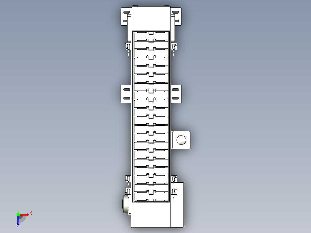 链板线1三维模型俯视图