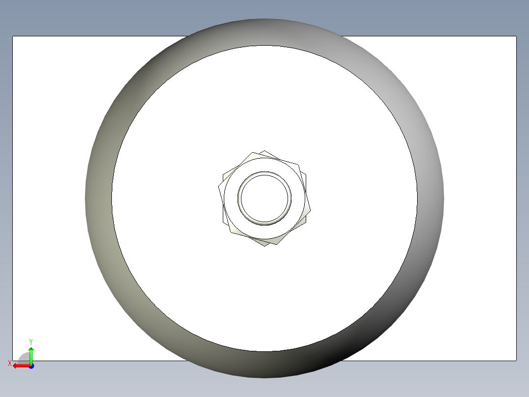 无凸缘圆筒形件首次拉深模后视图