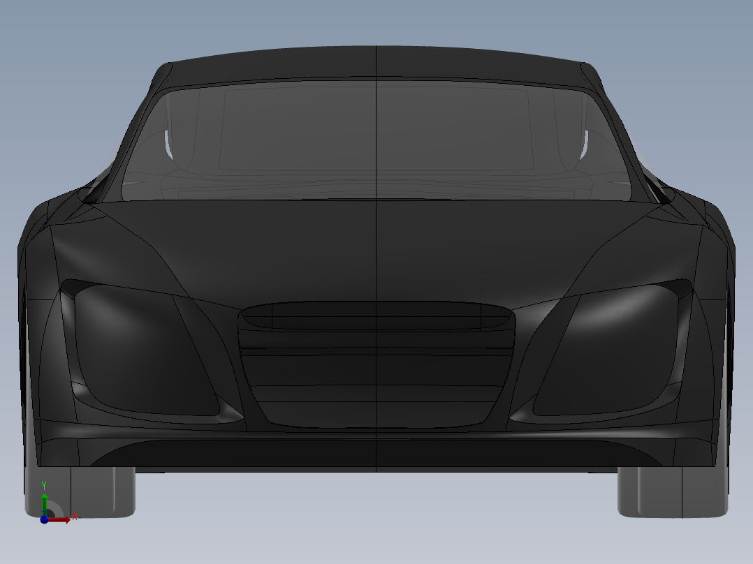 奥迪R8斯皮尔斯前视图