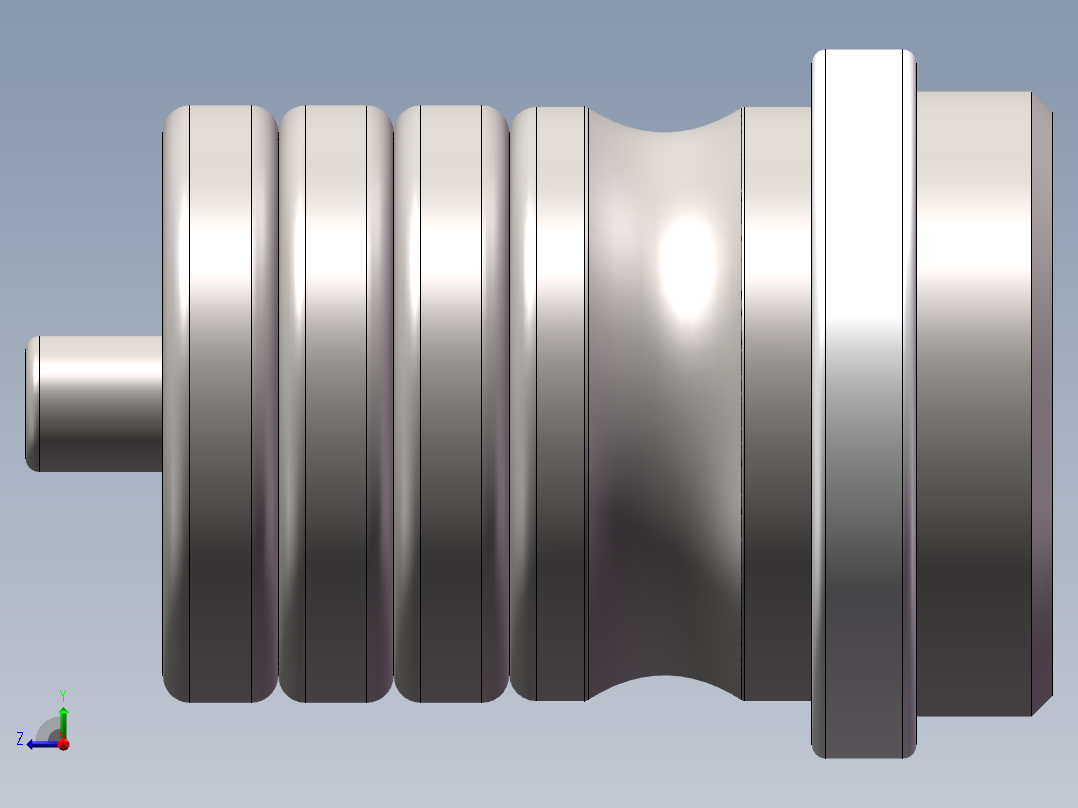 振动抛光样品夹具右视图