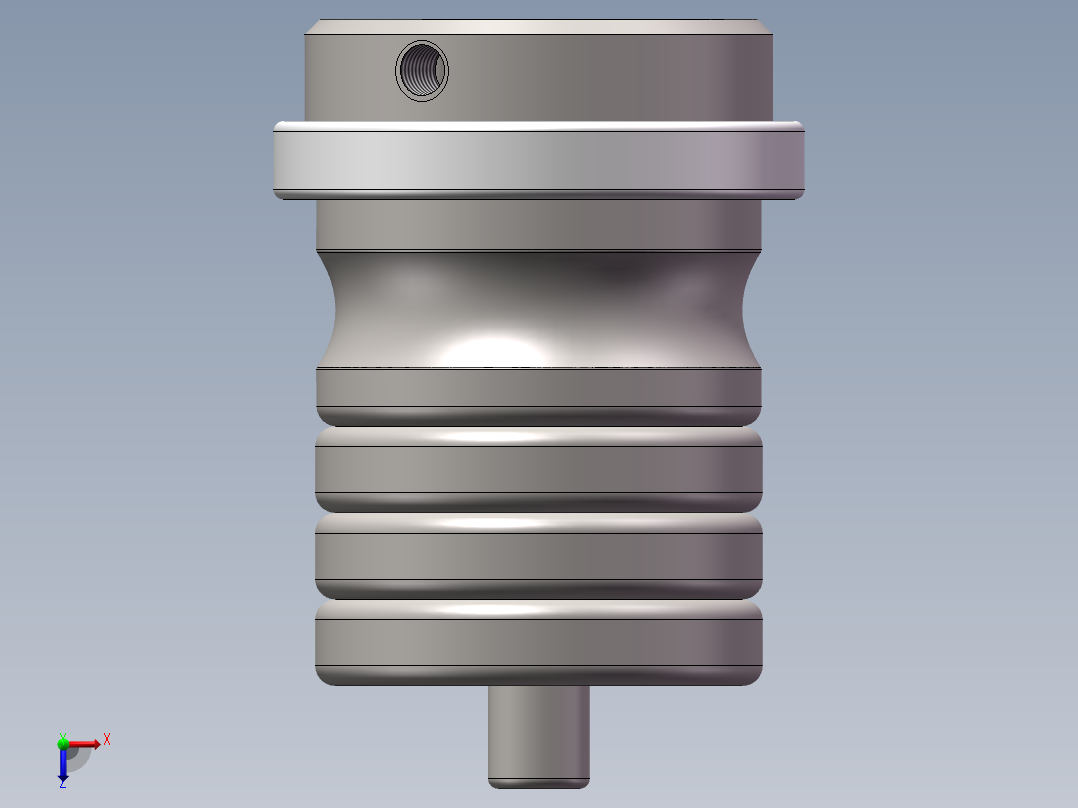 振动抛光样品夹具俯视图