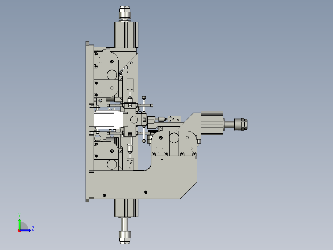 L6锌件上料工位左视图