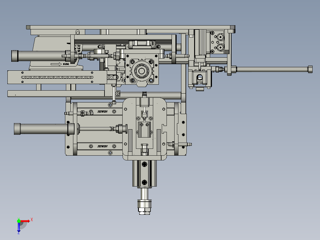 L6锌件上料工位俯视图