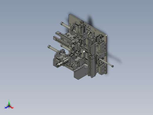 L6锌件上料工位正等轴测缩略图