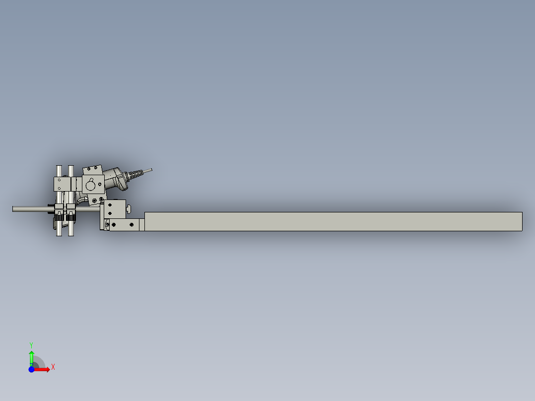 扫码结构前视图