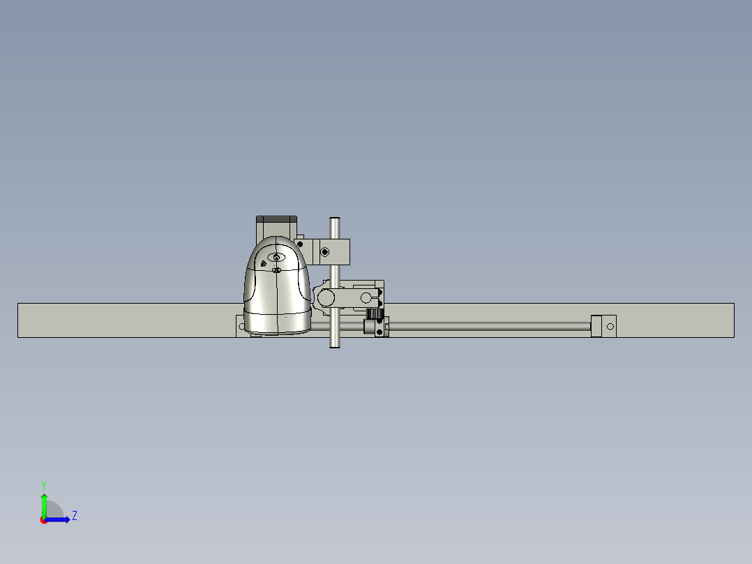 扫码结构左视图
