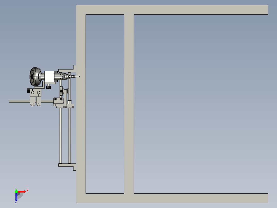 扫码结构俯视图