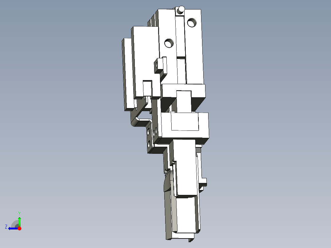 绝缘块对比图-气爪右视图