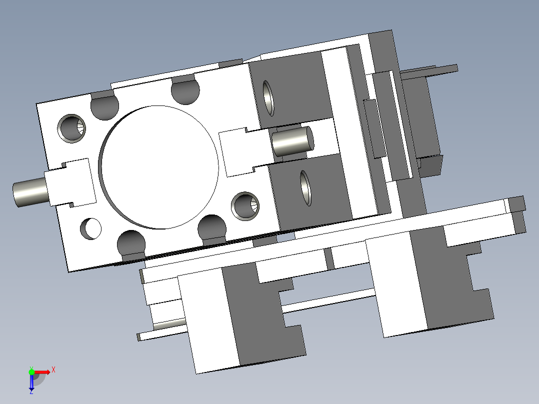 绝缘块对比图-气爪俯视图