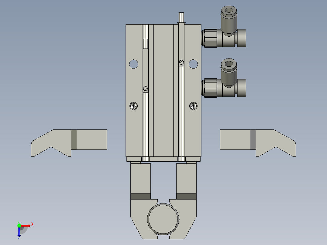 860-0300夹爪B模组俯视图