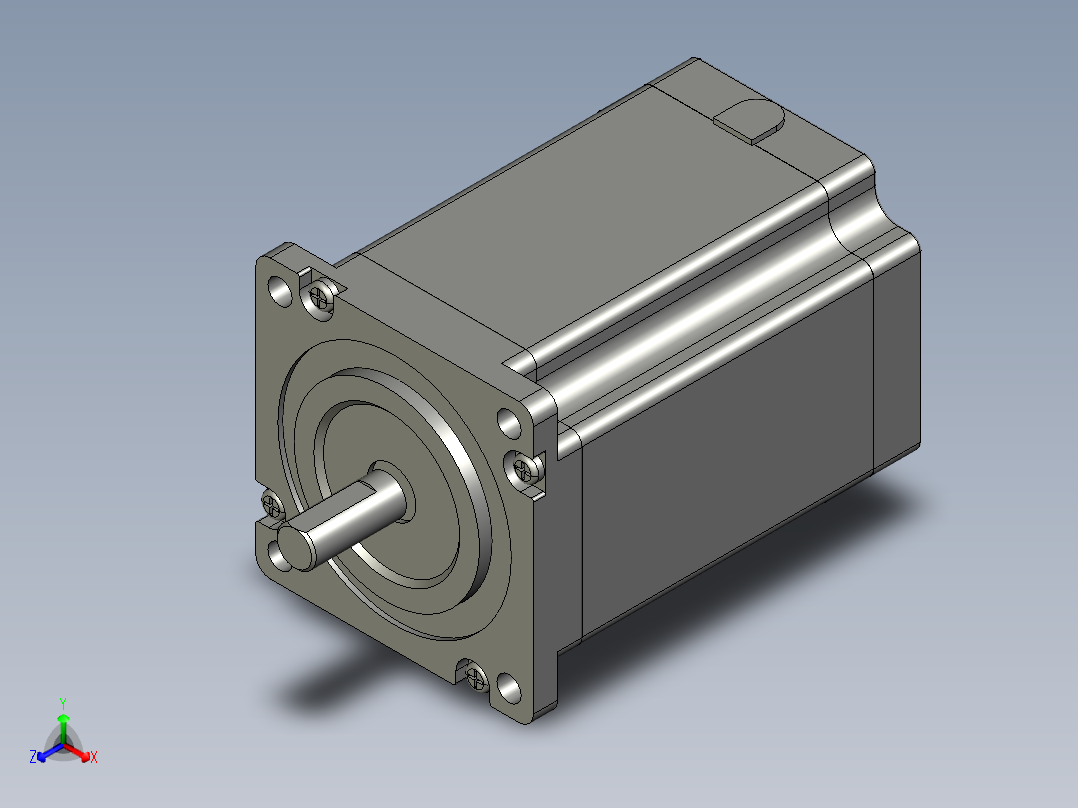 雷赛步进电机57HS22-A主视图