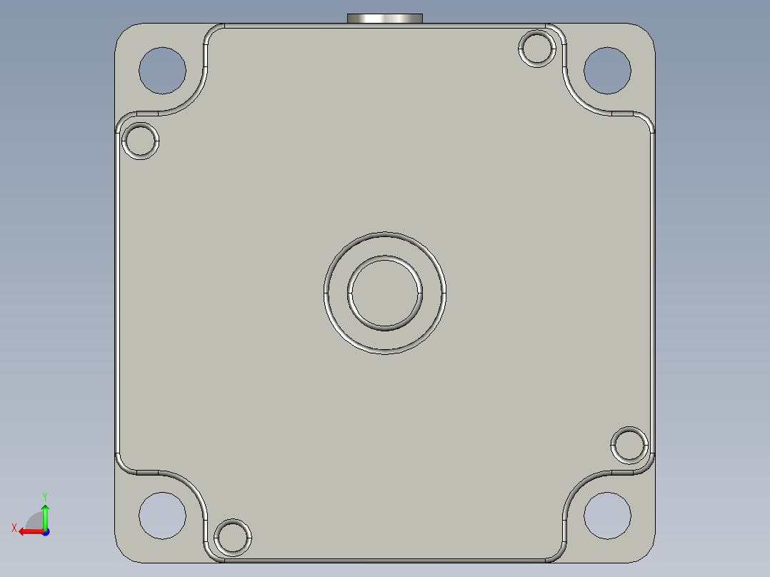 雷赛步进电机57HS22-A后视图