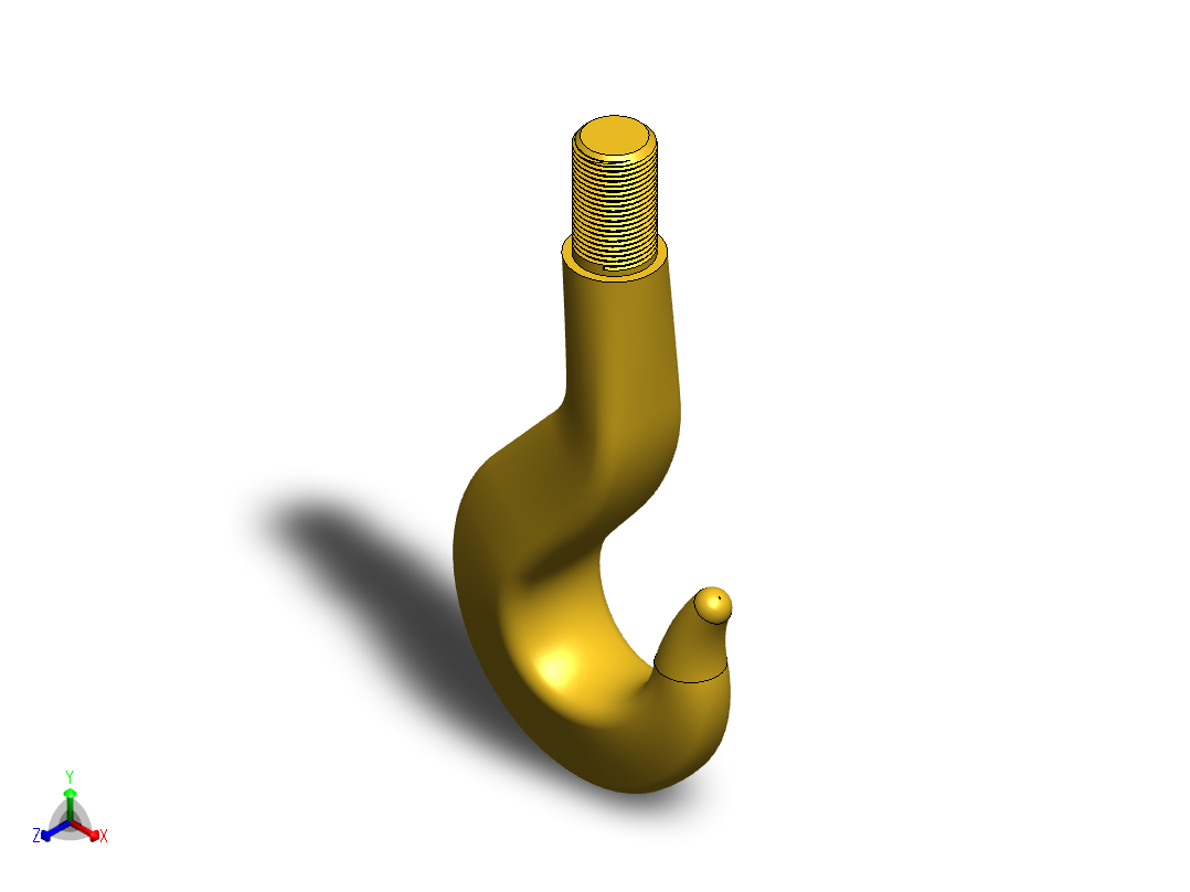 吊钩01正等轴测图