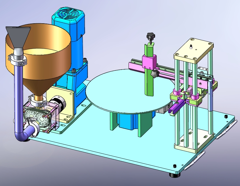 抹胚机设备3D图纸+Solidworks设计
