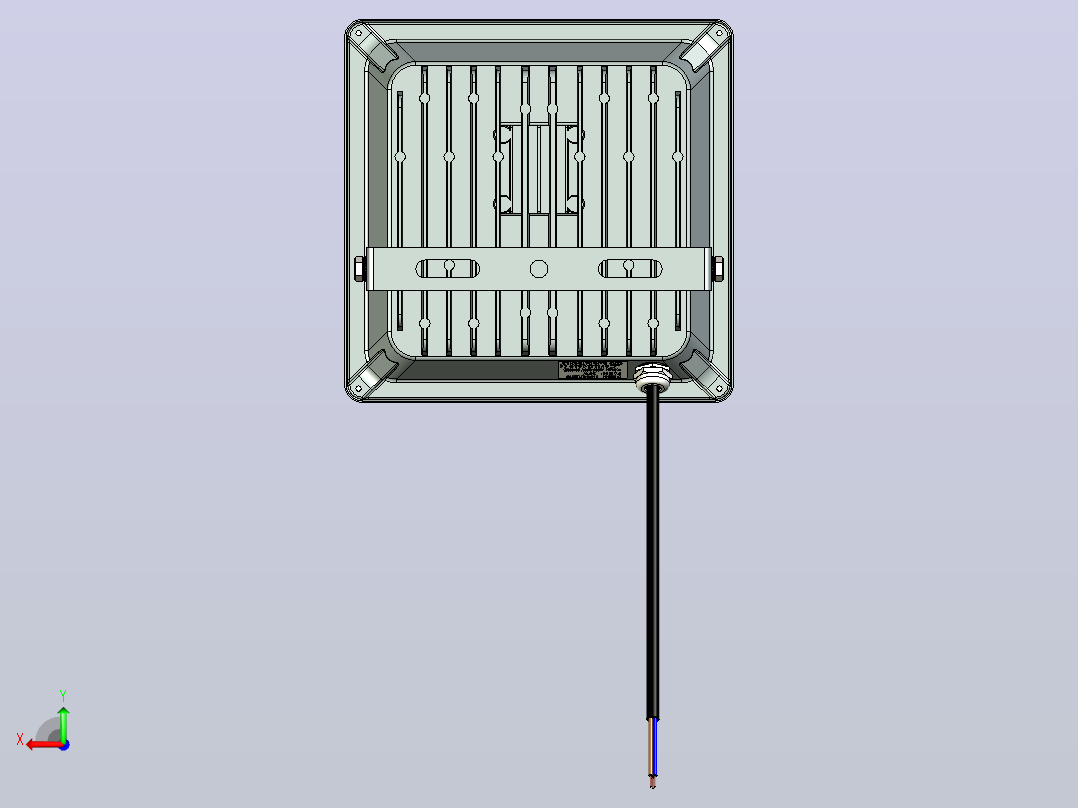 LED反射器后视图