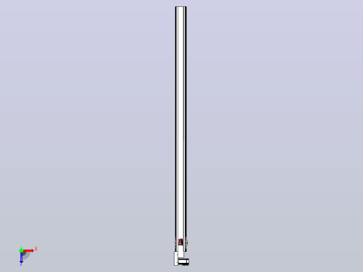 皮带直线轴半封闭可选导轨TPA-HNB-120D-110-L2400-ML-Y-P40-N3俯视缩略图