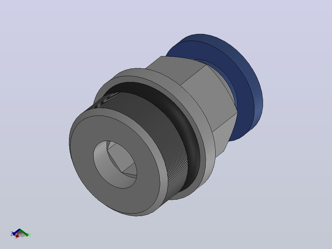 IPC-G 螺纹直通-G螺纹_IPC10-G04主视图