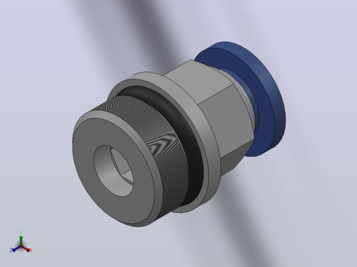 IPC-G 螺纹直通-G螺纹_IPC10-G04正等轴测缩略图