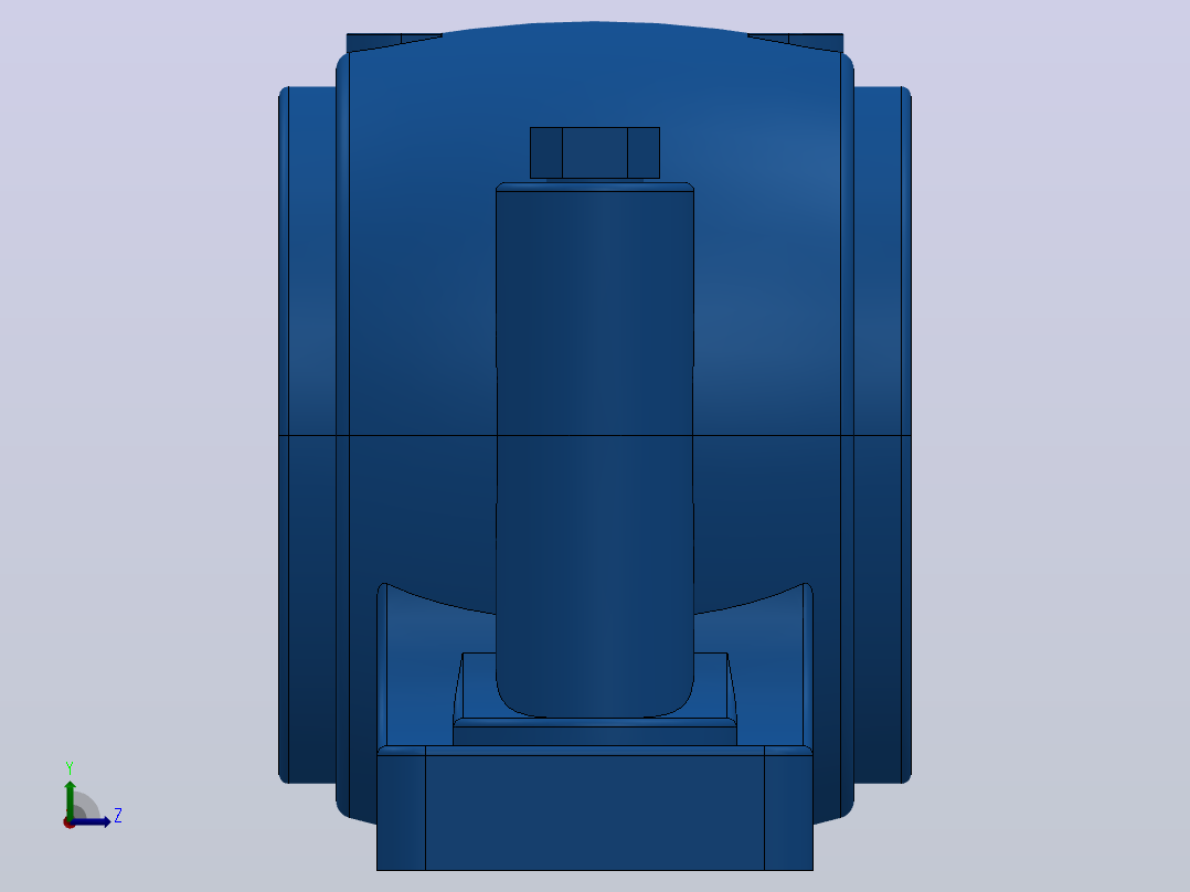 SN500系列[SN518-SSN518]轴承左视图