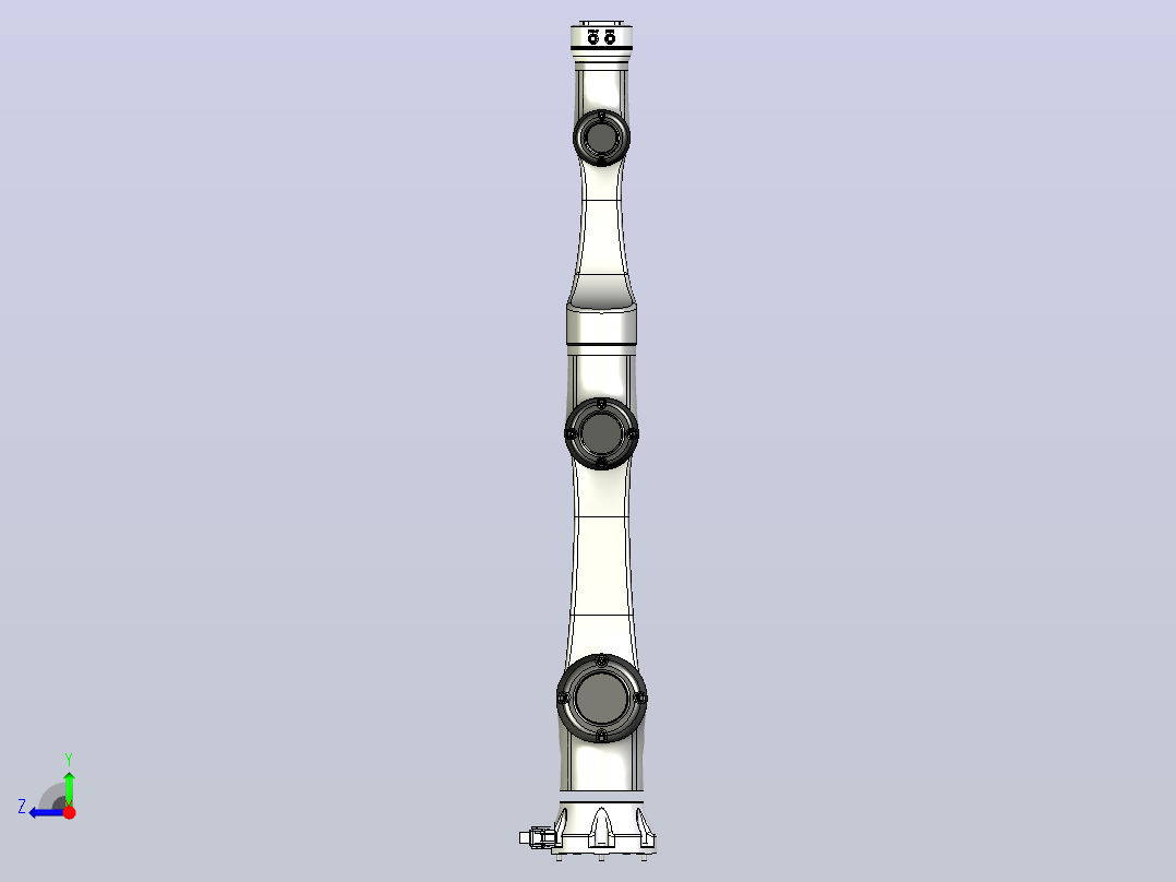 HansRobot_P05 5kg 800_总线末端-x_t右视图