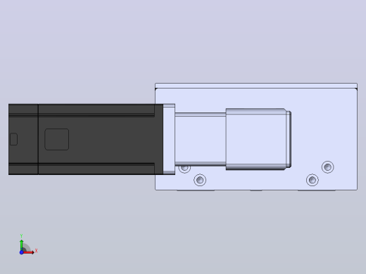 直线模组DMBF135-RTCR（右折直连带电机座）[DMBF135-L45S500-DT400-A2U-RTCR]前视缩略图