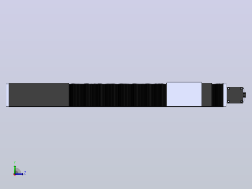 直线模组DMBF135-RTCR（右折直连带电机座）[DMBF135-L45S500-DT400-A2U-RTCR]左视缩略图