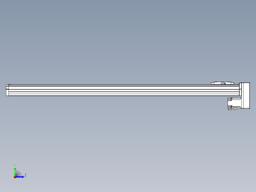 滚珠丝杠直线轴内置导轨TPA-GCR-80-1610C-L1100-MP-M20-N3左视缩略图