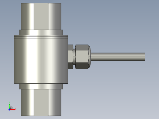 LCR16-500kg-M8型称重传感器前视缩略图