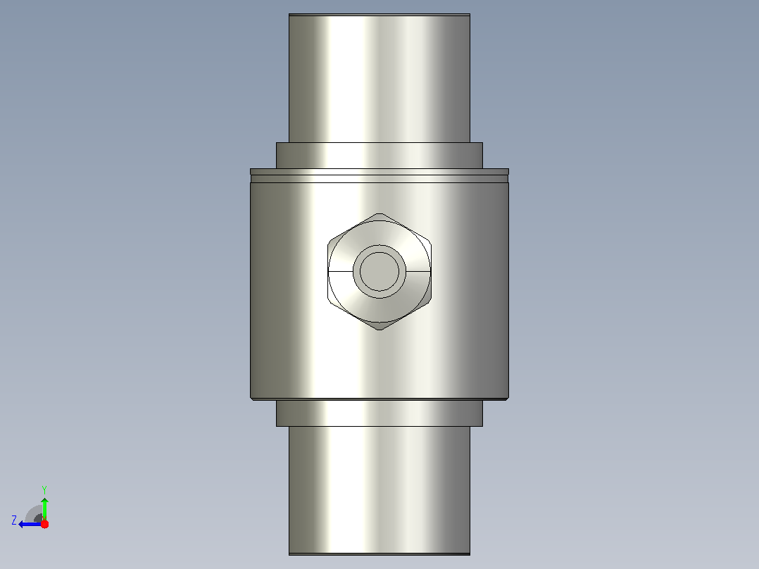 LCR16-500kg-M8型称重传感器右视图