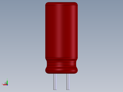 电子器件电容Electrolitic Capacitor Radial 5x11后视缩略图