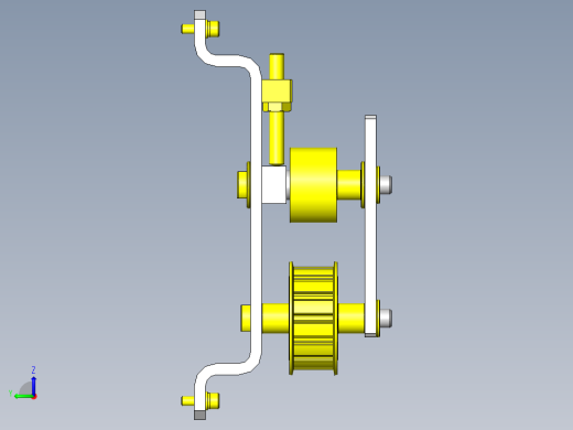 皮带张力装置（手动）左视缩略图