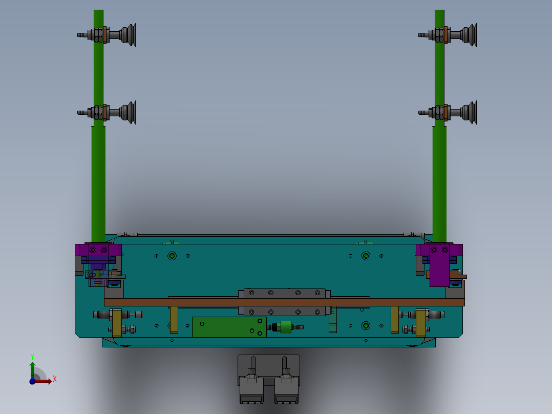 翻转吸料机构sw18可编辑前视图
