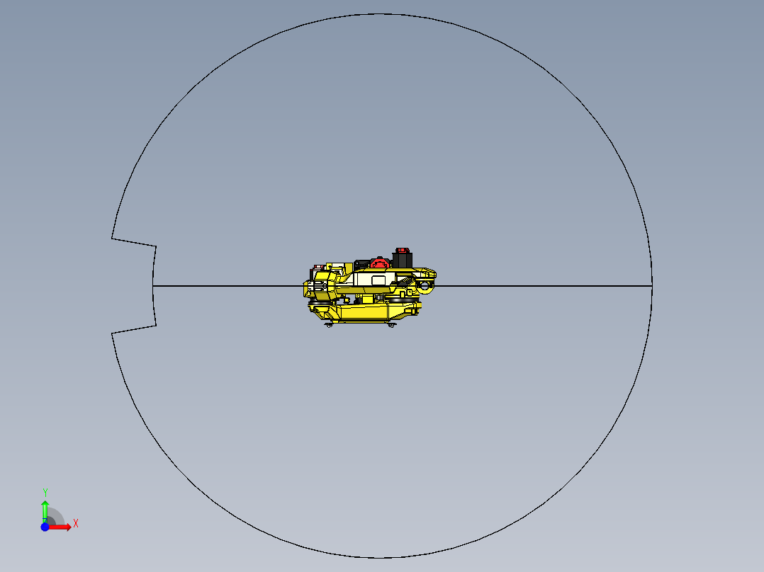 发那科fanuc-arcmate-120ic STP X_T前视图
