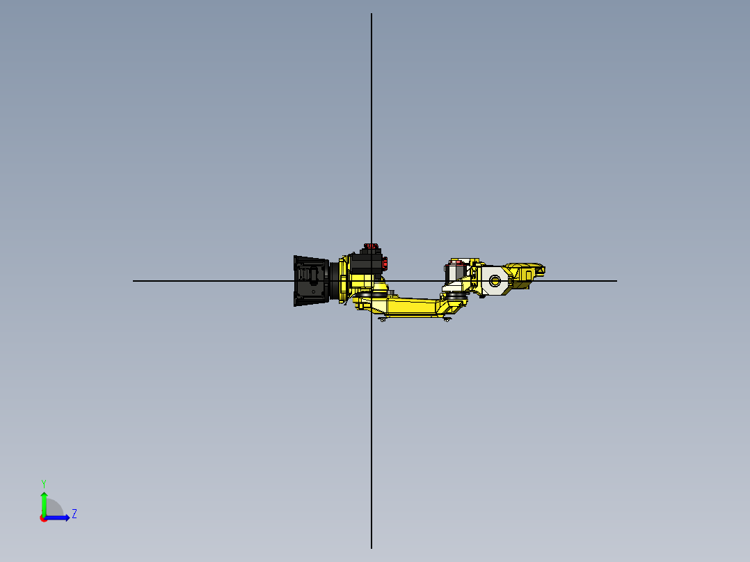 发那科fanuc-arcmate-120ic STP X_T左视图