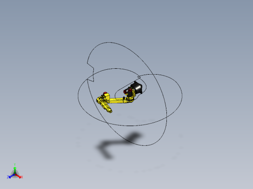 发那科fanuc-arcmate-120ic STP X_T正等轴测缩略图
