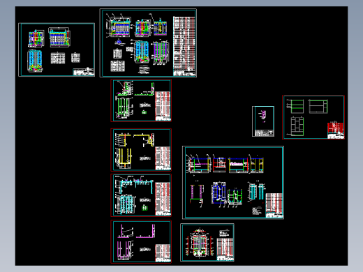 超滤+反渗透全套施工图CAD图纸RO纯净水处理工程设计