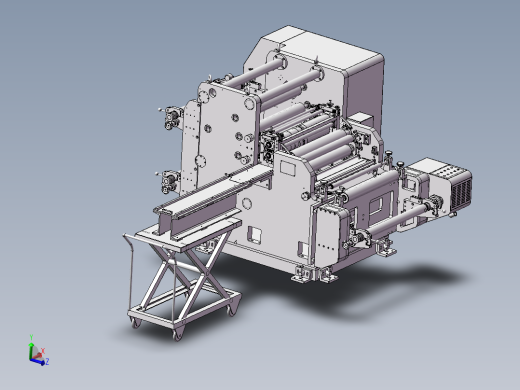 3393 自动化锂电池极片分条机 sw2016