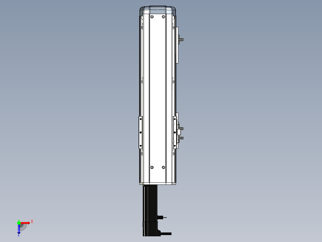 Toyo东佑达直线模组-ETH10-250-BC-100W+煞車俯视图