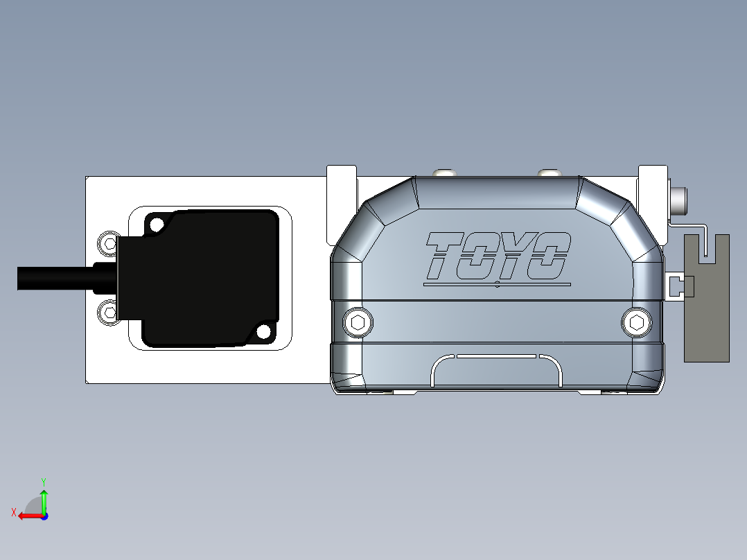 Toyo东佑达直线模组-ETH12-950-BL-100W+煞車后视图