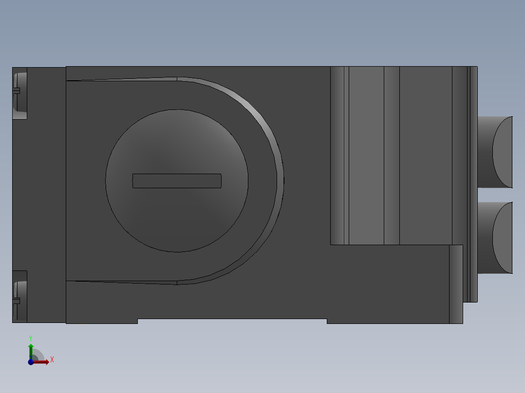 行程开关BNS 819-B02-D12-61-12-3B 前视图