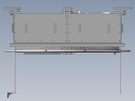 大型回转台3D图纸俯视缩略图